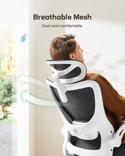 Marsail Ergonomic Office Chair with 3D Armrests, Pack of 5