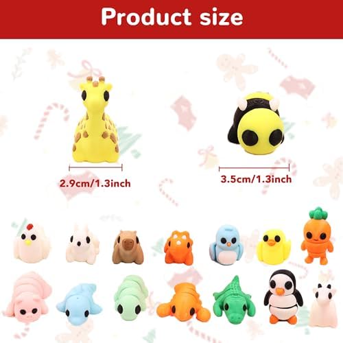 65 PCS 3D Printed Animal Figurines Set, Articulated Animal Figurines,Fidget Toys, Flexible Desk Decor, Party Favor, Gifts for Girls and Boys, Classroom Reward