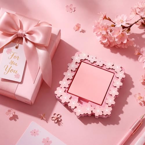 Cherry Blossom Sticky Note Holder Large for 3 x 3 Sticky Notes