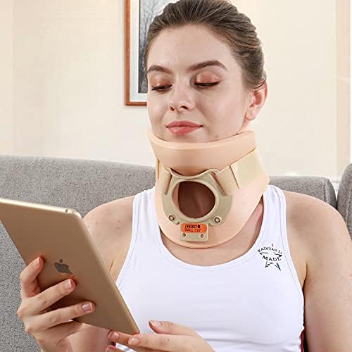 Philadelphia Neck Brace Foam Lightweight Soft Cervical Collar Height 3 1/4 Inch Immobilizer Collar Support Neck Traction Device Neck and Head Braces (Size XL)