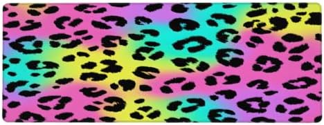 Leopard Large Mouse Pad Non-Slip Rubber Long Gaming Desk Mat