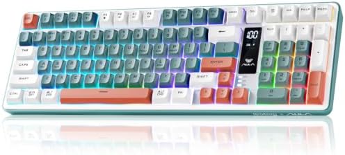 Aula S99pro V2 Full Size Gaming Keyboard,Wireless Creamy Membrane Keyboard