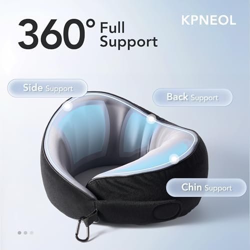 Travel Neck Pillow Airplane Neck Support Ergonomic Design for Traveling