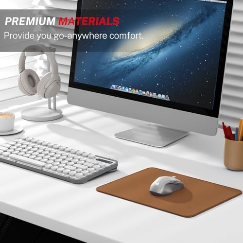 MROCO Essential Office & Gaming Mouse Pad, 8.5 x 11 Inch, Coffee Brown
