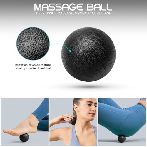 Krightlink 5-in-1 18" Foam Roller Set for Deep Muscle Massage Release