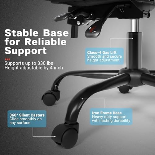 Gaming Chair, Ergonomic Computer Chair with 90°-150° Reclining Backrest & Footrest, Headrest & Lumbar Support, 360° Swivel Height Adjustable Desk Chair, High Back for Adults