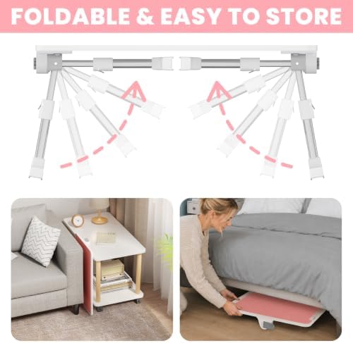 Adjustable Lap Desk, Foldable Laptop Desk for Bed, X-Large Lap Table