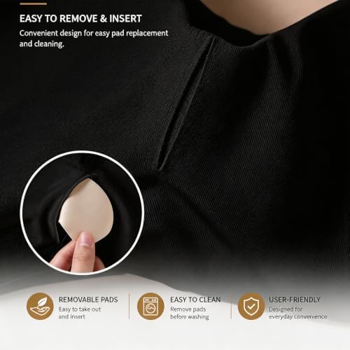 Posture Corrector Bras for Women Wireless Wide Strap Back Support Bra
