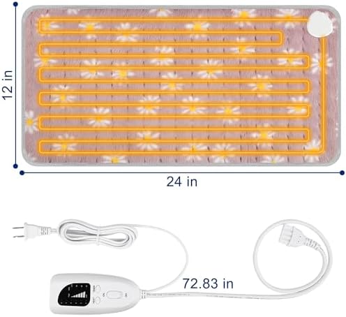 Electric Heating pad for Back Neck Shoulder Knee Arms Legs