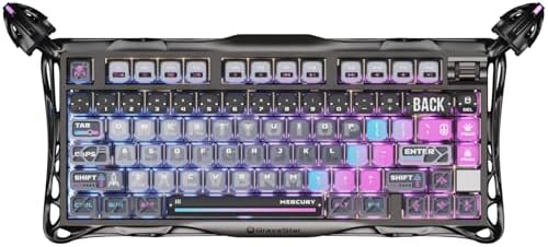 GravaStar Mercury K1 Pro 75% Wireless Mechanical Gaming Keyboard, Hot-Swap
