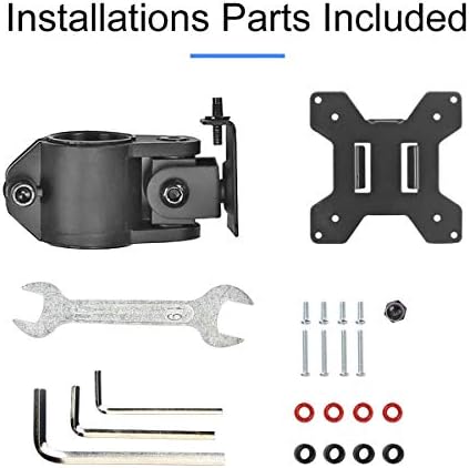 Suptek Single Head and Plate Vesa Pole Mount Bracket for Suptek Monitor Mount,1 Pack(MD6TB)