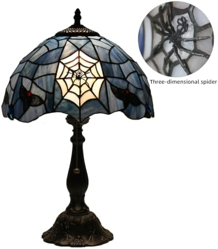 Tiffany Style Table Lamp,Spider Desk Lamp,Gothic Style Stained Glass lamp