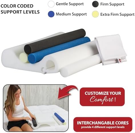 Adjustable Cervical Pillow for Neck Pain Relief, Side & Back Sleepers