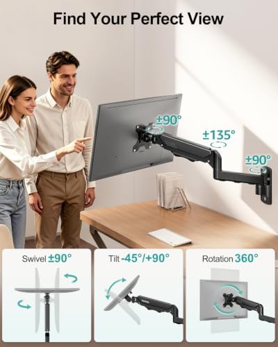 MOUNT PRO Monitor Wall Mount for 13 to 32 Inch Screens, Holds up to 19.8lbs