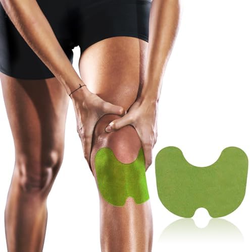 ishancare Knee Patches - 24 Count Warming Herbal Plaster Maximum Strength Heat Patches, 8 Hours Deep Heating Extra Strength Joint Soreness Soothing Patch for Knees, Back, Neck, Shoulder