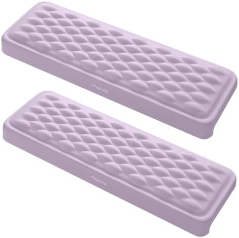 MOSISO Arm Rest for Desk, L-Shaped Desk Elbow Pad for Desk, Purple