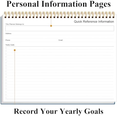 Weekly Productivity Dashboard - 8.5" x 11" Dashboard Desk Notepad Has 6 Focus Areas to List Tasks for Goals, Projects, Clients, Academic or Meal-Organize Your Daily Work Efficiently, 54 Weeks, Blue