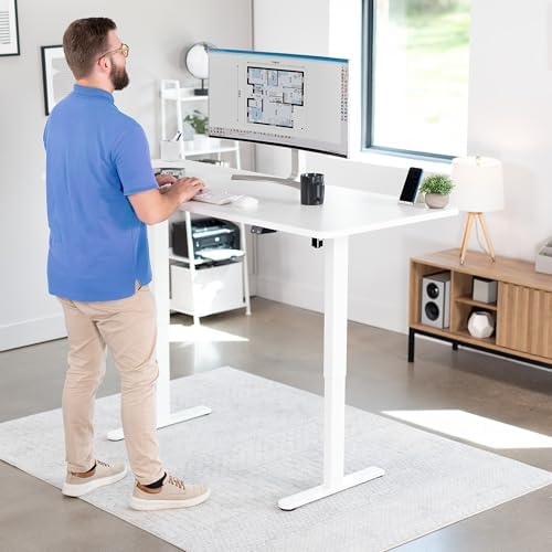 VIVO White 71 x 30 in Standing Desk, DESK-KIT-0W7W