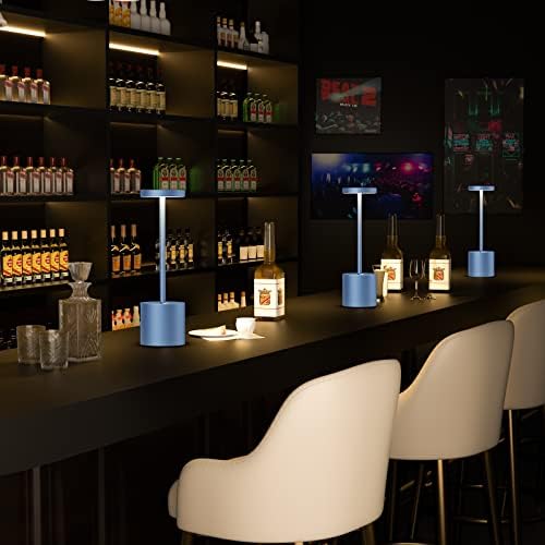 Cordless Table Lamp Rechargeable,Battery Powered LED Outdoor Table Light