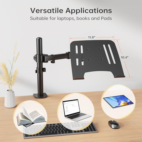 Afaloona 2-in-1 Monitor & Laptop Stand for 13-32" Monitor or 11-17" Laptop