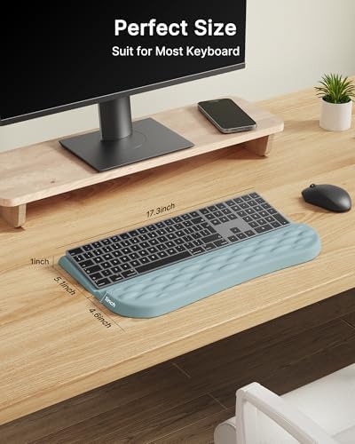 Laborio Wrist Rest with Keyboard Stand Ergonomic Computer Wrist Support Pad