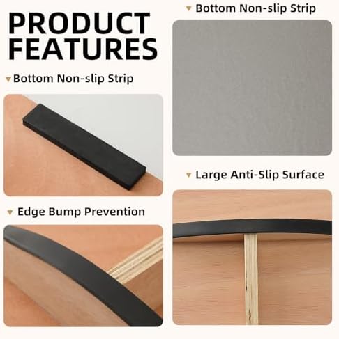Juoe Balance Board Wobble Board,Balance Toys for Physical Therapy