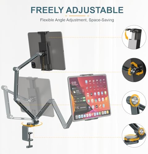 Houele Tablet Stand Holder iPad Stand for Desk Tablet Desk Mount