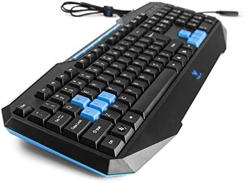 Beastron Catalyst Gaming Keyboard, Multimedia Keys Ergonomic Keyboard Swappable Gaming Keys, PC Computer Wired Gaming Keyboard