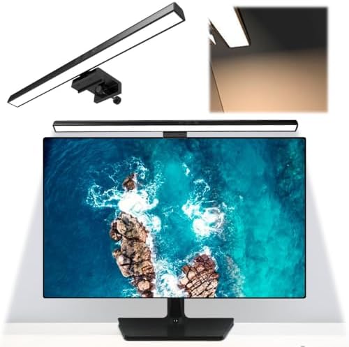 Dimmable LED Monitor Light Bar Hanging Table Lamp for Home Office Game