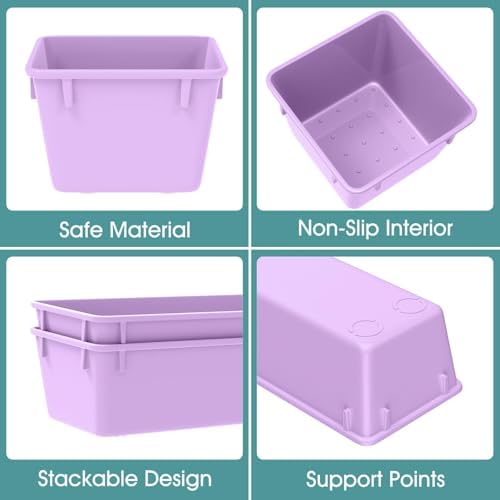 25 PCS Plastic Drawer Organizer Set, Makeup Organizers and Storage Bins