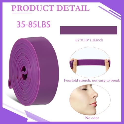 Foilswirl 8 Pcs Resistance Bands for Working Out