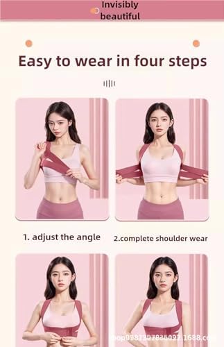 1Pcs Posture Corrector with Shaped Biomechanical Design Comfort Fit Back Brace Corrects Hunchback Adjustable Shoulder Straightener Full Size Mid Spine Support Neck Upper Pain Relief(Black) (Small)