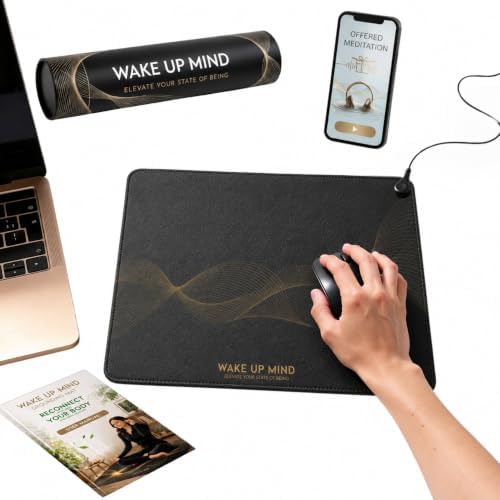 Grounding Mat for Bed & Feet, Conductive Earthing Pad for Home