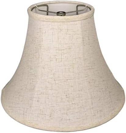 Linen Bell Lampshade, 6" x 13" x 10", Replacement Lamp shade, Pack 1