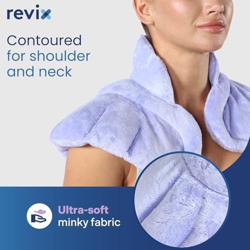 REVIX Microwave Heating Pad for Neck and Shoulder, Weighted Herbal Wrap