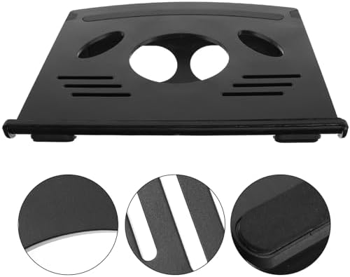 NOLITOY Laptop Stand Adjustable Portable Black ABS Silicone Xmas Riser