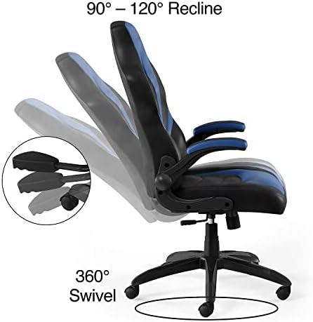 Staples Emerge Vortex Gaming Chair, Ergonomic, Swivel, Black, 2-Pack