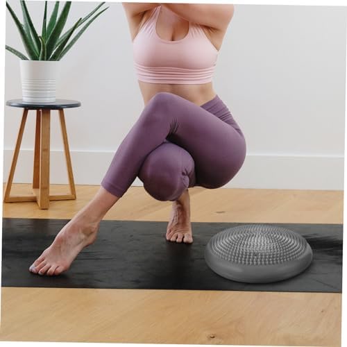 GANAZONO Balance Disc Grip Bulk Pump Posture Relief Bucket Seat Pad Pulleys Inflatable Belt Wobble Cushion