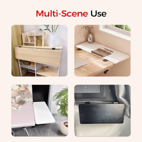 Desk Extender w/Wood-Grain Finish, Window Sill Extension Board