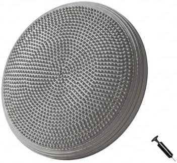 Inflatable Balance Disc Cushion, 13.4 Inch PVC Wobble Seat for Stability Training, Portable Exercise Pad for Home Office Chair or Fitness Workouts