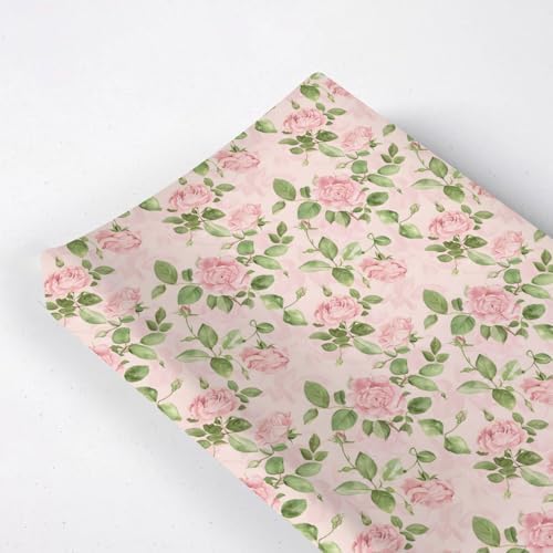 Spring Watercolor Roses Floral Leaves Baby Changing Pad Cover, Unisex Flowers Nursery Diaper Changing Table Pad Mat Sheet for Boys Girls-16x32