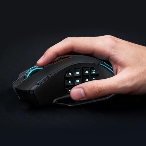Redragon M913 MAX Wireless MMO Gaming Mouse 26000 DPI Remapping Keys