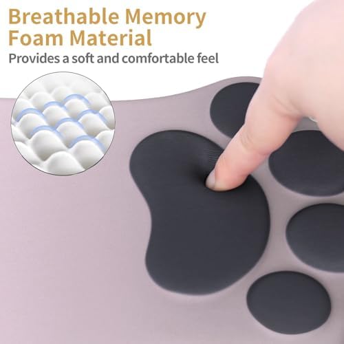 L-SPOUTTO Ergonomic Mouse Pad with Wrist Rest,Cute Mouse Pad Wrist Support