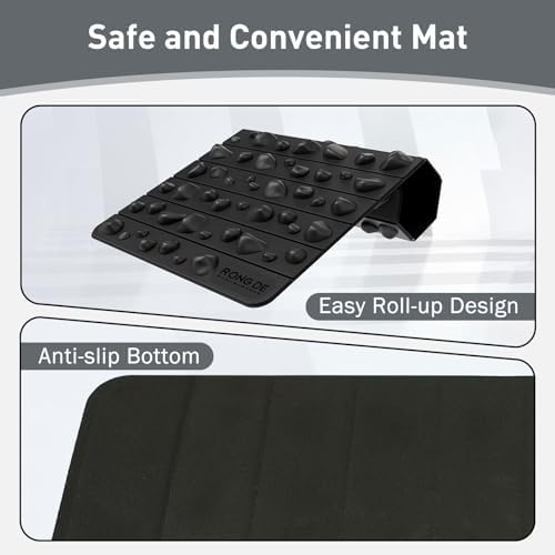 Portable Feet Acupressure Mat, Foldable Foot Massager Mat, Pressure Point Massage Pad, Anti Fatigue Office Standing Desk Pad, Stand Up Pad, Relieve Foot Pain