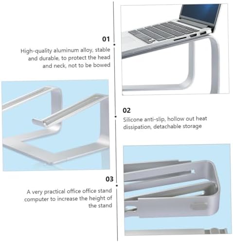 KESYOO Aluminum Alloy Laptop Stand for Office, Anti-Slip Tablet Support