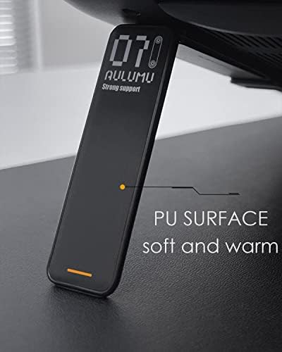 Aulumu G07 Pop Up Leg Stands Laptop, Super Portable Cooling Laptop Stand, Ergonomic Laptop Riser Lift for Desk for MacBook, All Laptops, Tablets, 8-20'', Black