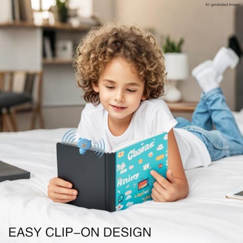 Posture Reminder with Voice Alert, Rechargeable Clip-On Distance Alarm & Study Timer (Blue)
