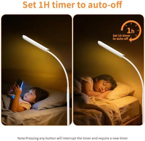 FRIDEKO HOME 2 Pack Floor Lamps for Living Room Reading Light, 1800LM White
