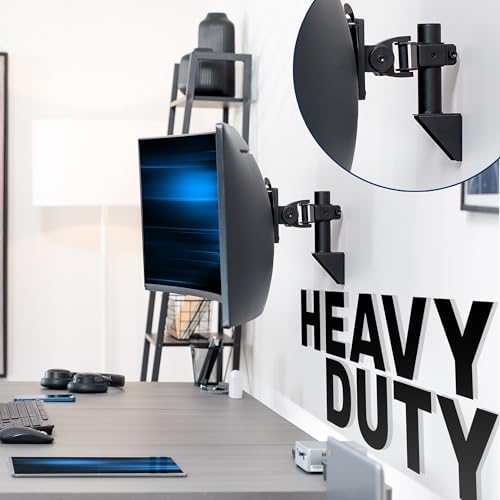 VIVO Black Single Ultrawide Wall Mount, Up to 49 in Screens, MOUNT-WCB01A