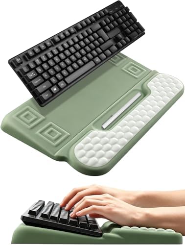 Wrist Rest with Keyboard Stand, Ergonomic Memory Foam Wrist Support
